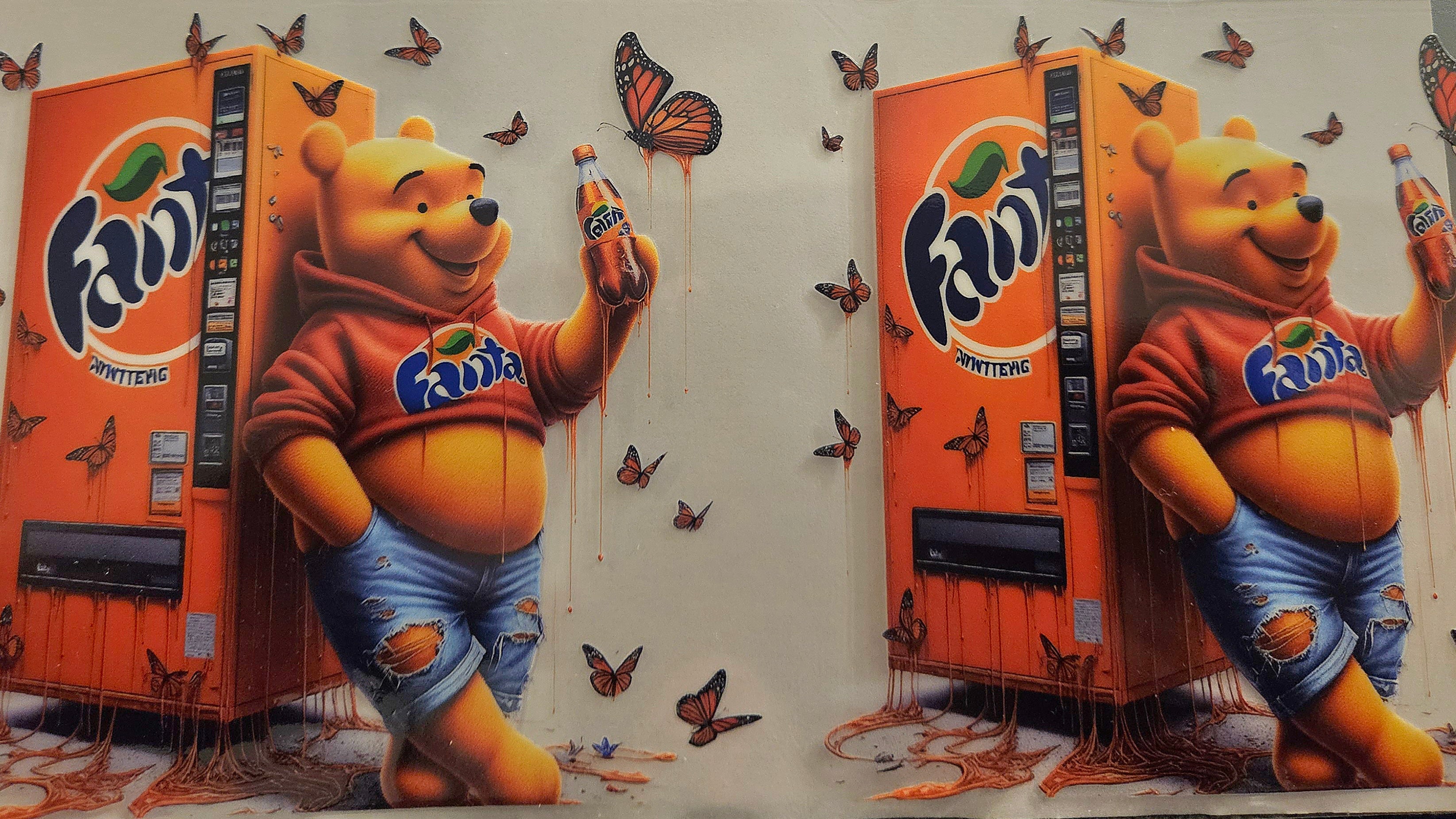 Cup Wrap - Pooh Fanta