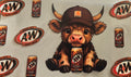 Cup Wrap -A&W Highland Cow