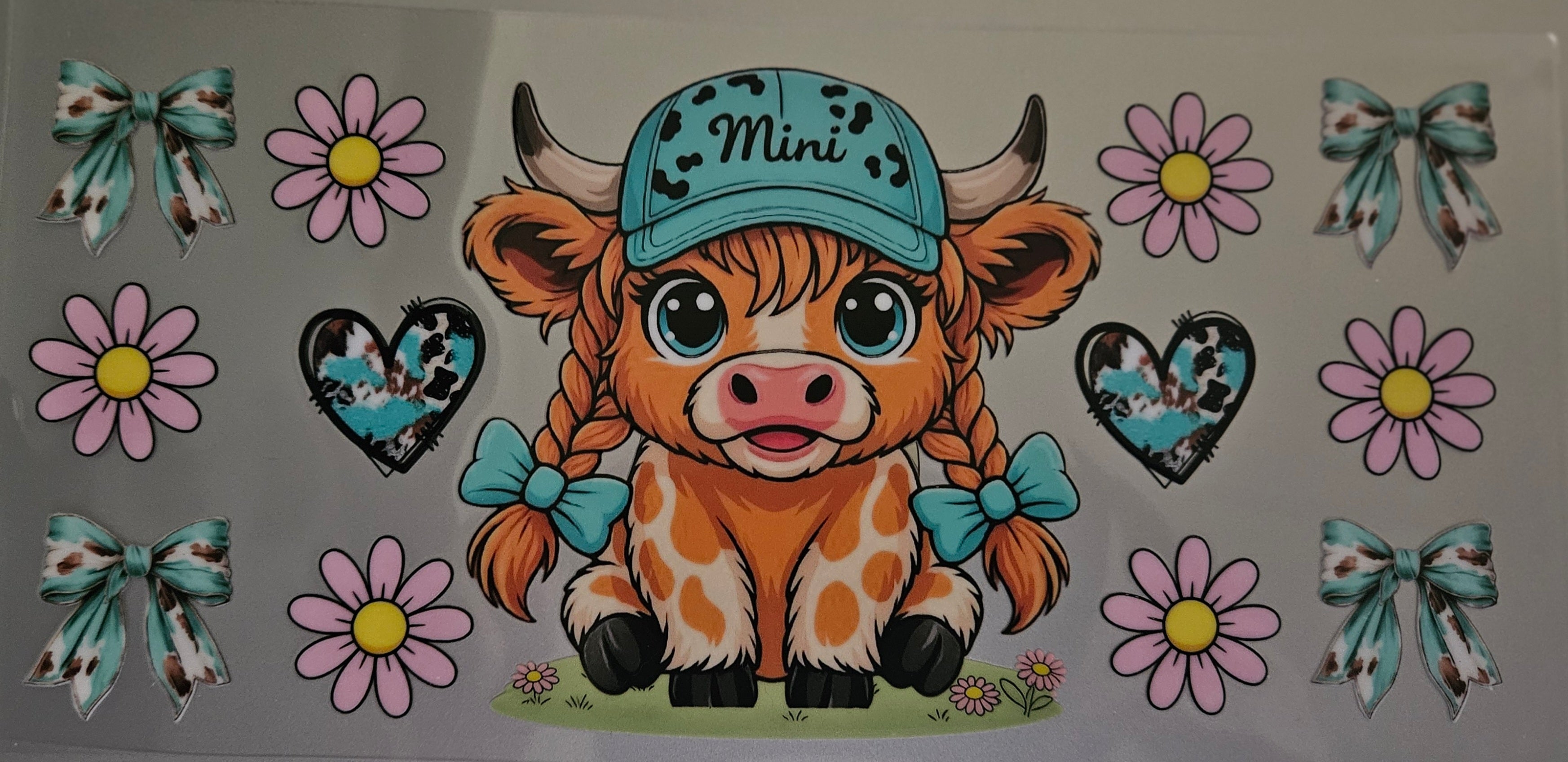 Cup Wrap- Highland Cow