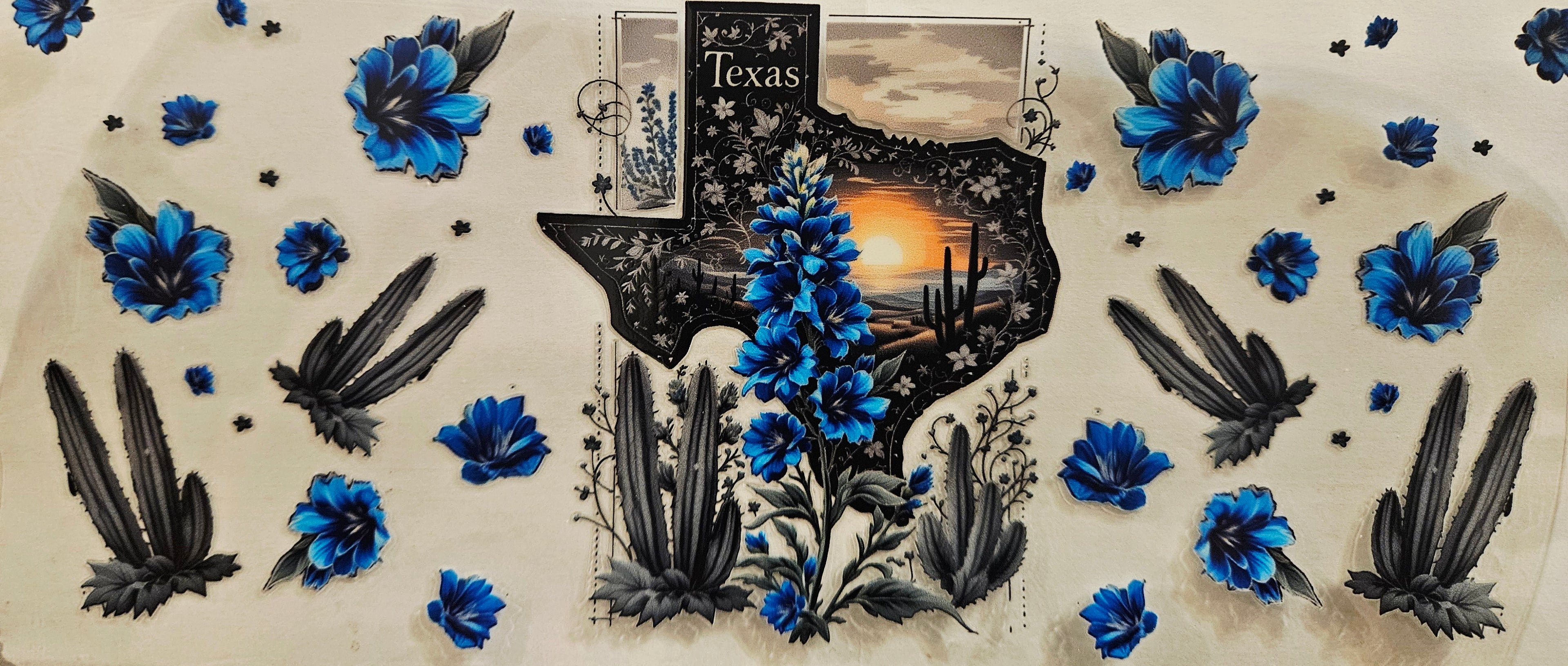 Cup Wrap -Texas Blue Bonnets