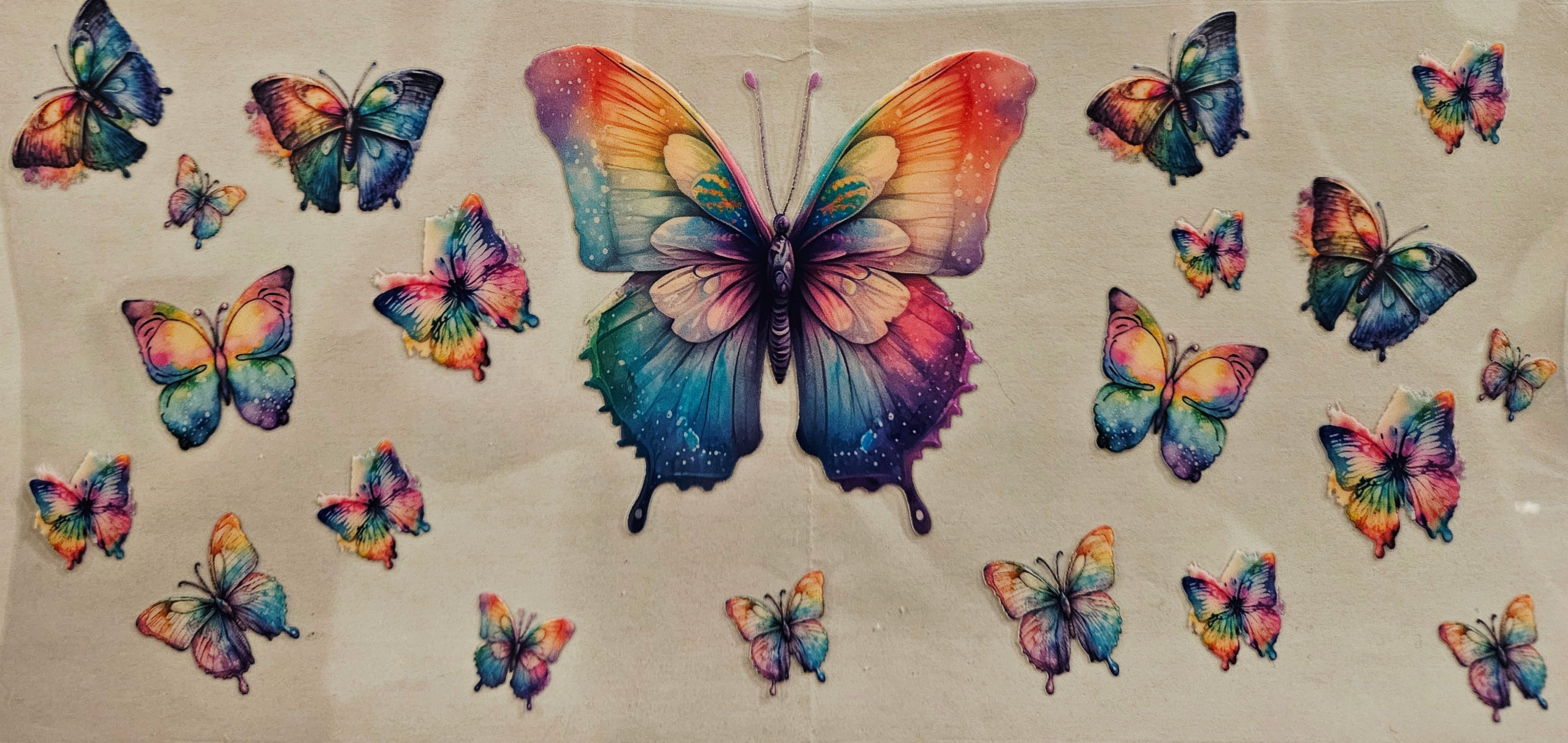 Cup Wrap -Butterflies
